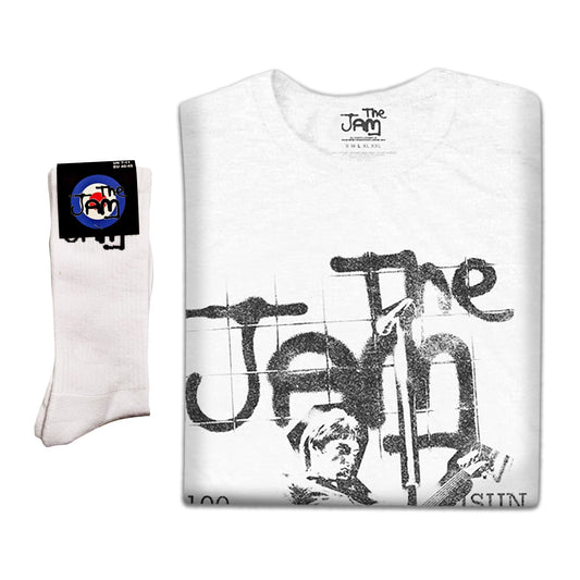 The Jam Unisex T-Shirt: 100 Club 77 & Socks - Gift  set