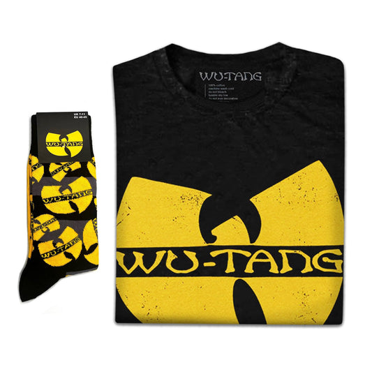Wu-Tang Clan Unisex T-Shirt: Logo & Socks - Gift set