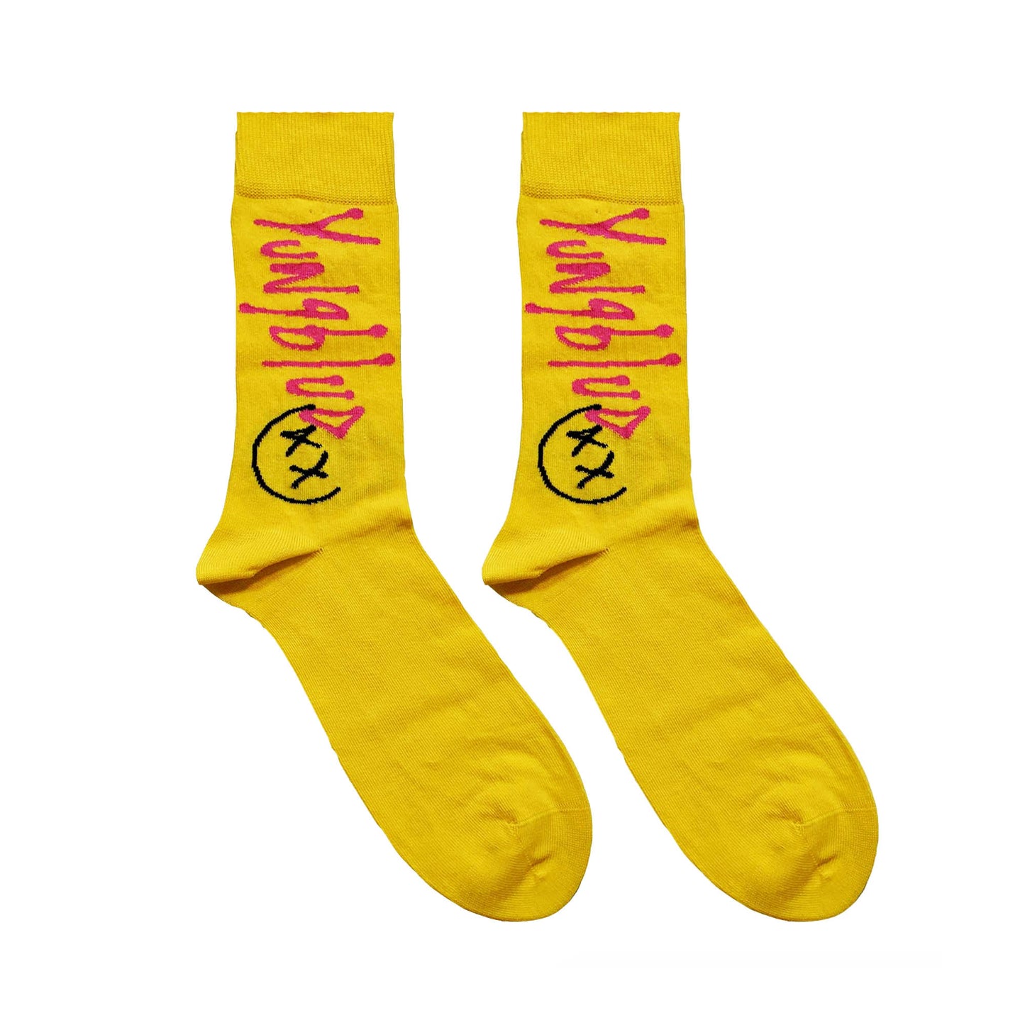Yungblud Unisex T-Shirt: Scratch Logo (Wash Collection) & Socks - Gift set